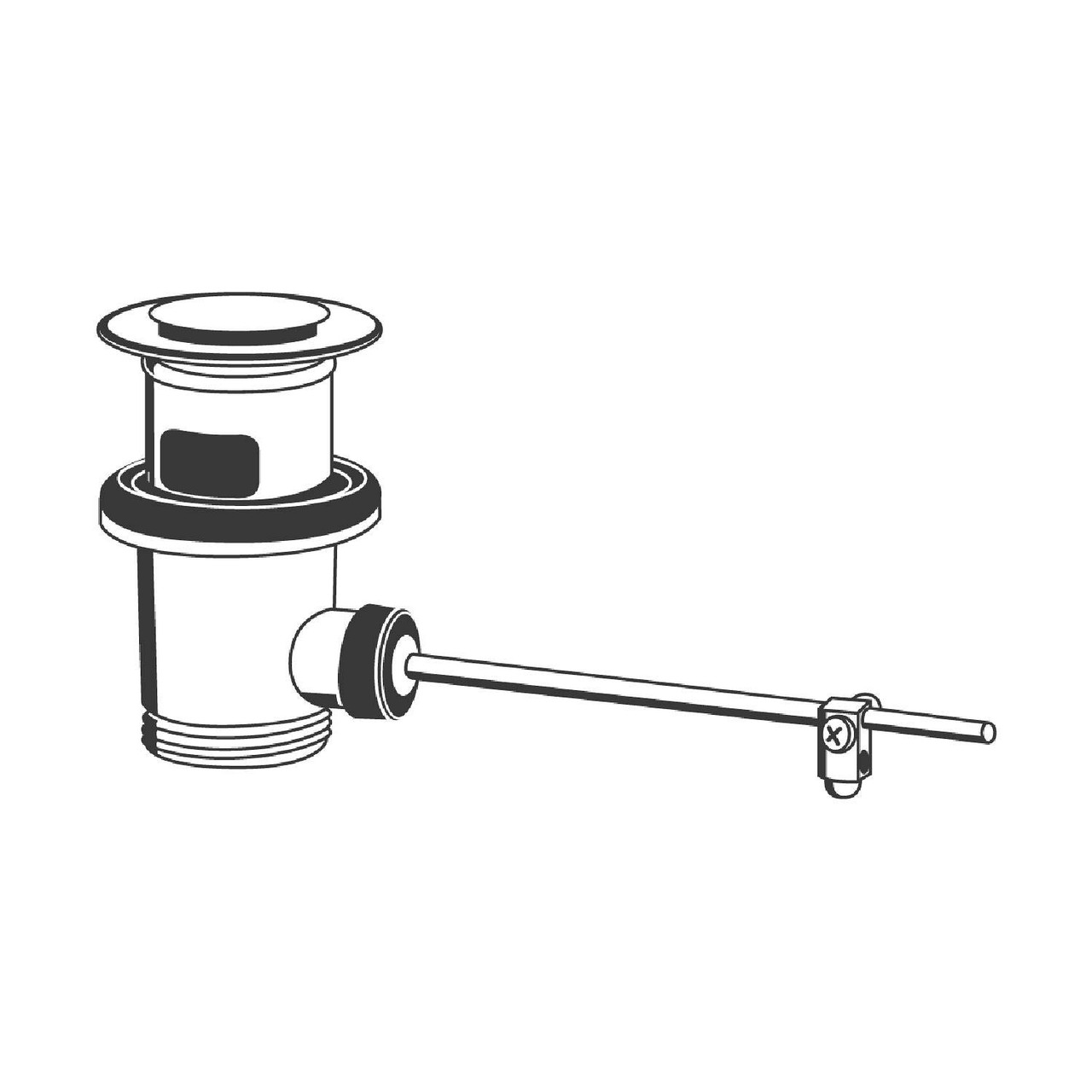 Grohe Repair Parts 28910000 1 1/4" Waste Set in Grohe Chrome