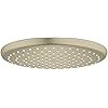 Grohe Tempesta 26715EN0 250 Rain Shower Head, 9 7/8" - 1 Spray, 1.75 gpm in Grohe Brushed Nickel