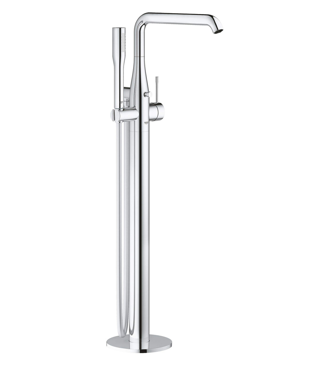 Grohe Essence 2349100A Single-Handle Freestanding Tub Faucet with 1.75 GPM Hand Shower in Grohe Chrome