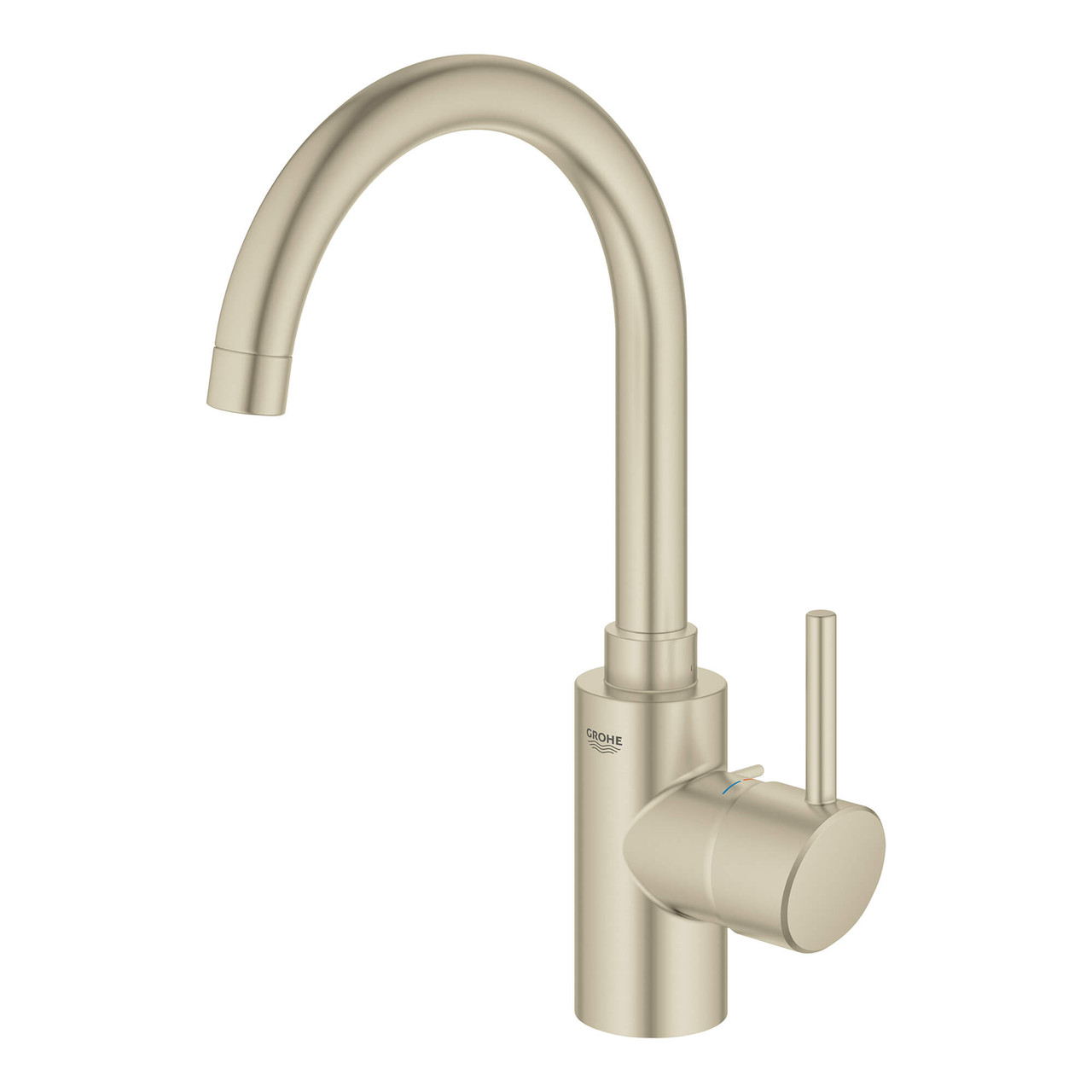 Grohe Concetto 32138EN2 Single Hole Single-Handle L-Size Bathroom Faucet 1.2 GPM in Grohe Brushed Nickel