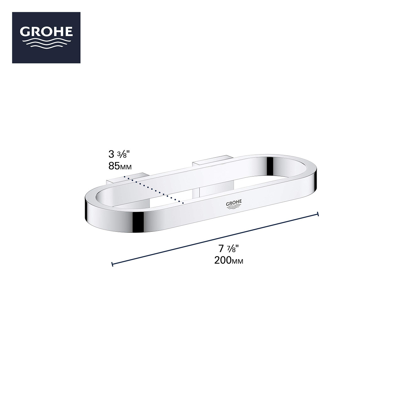 Grohe Selection 41035EN0 Towel Ring in Grohe Brushed Nickel