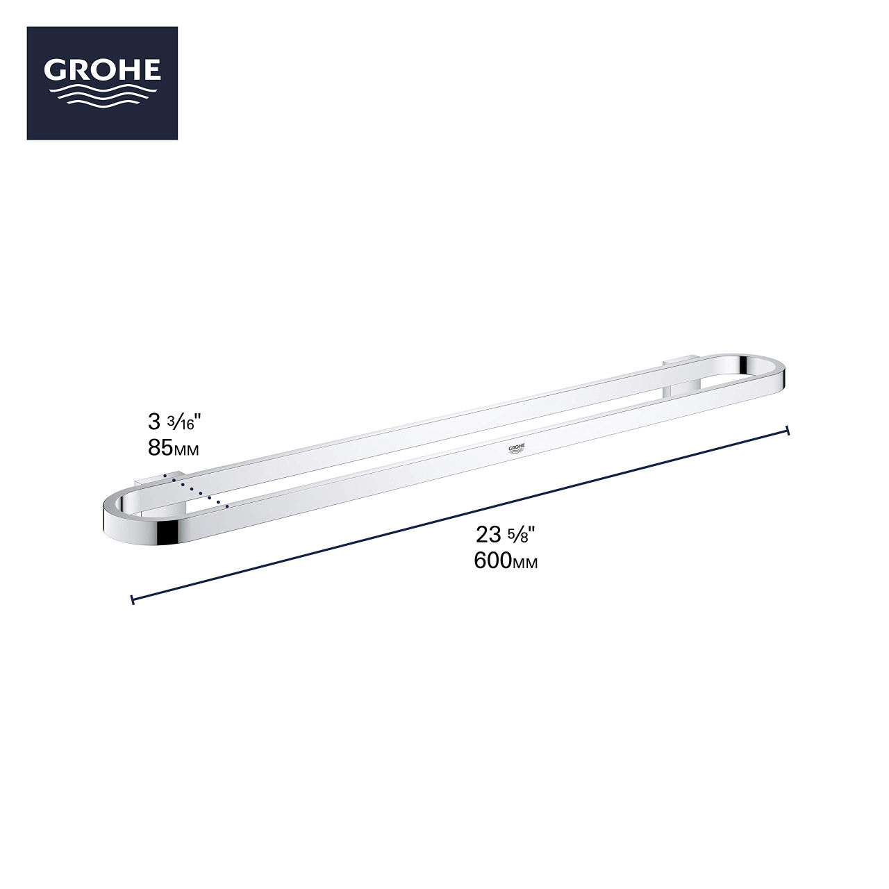 Grohe Selection 41056000 24" Towel Bar in Grohe Chrome