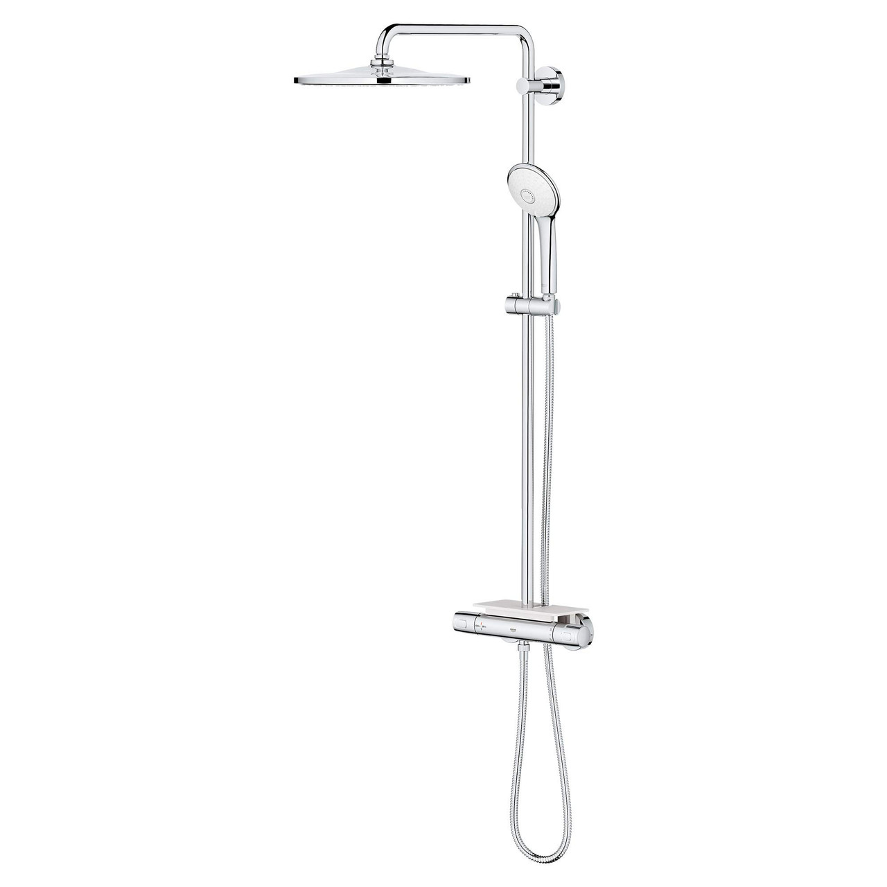 Grohe Euphoria 26726000 310 CoolTouch Thermostatic Shower System, 1.75gpm in Grohe Chrome