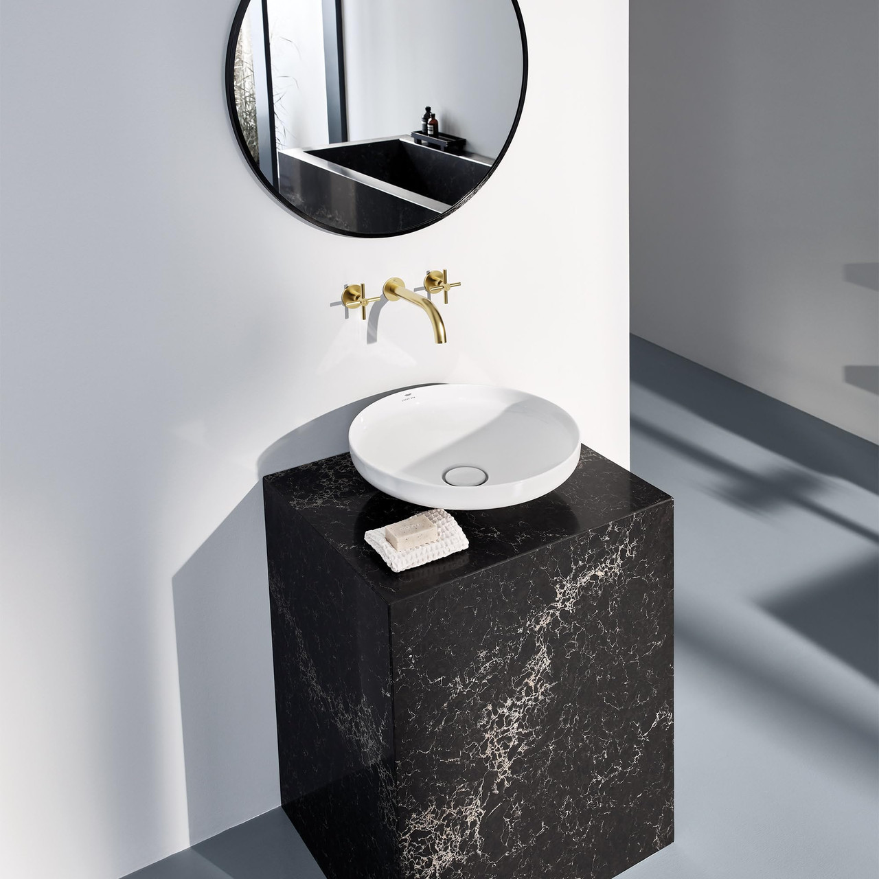 Grohe Atrio 20663000 2-Handle Wall Mount Faucet 1.2 GPM in Grohe Chrome