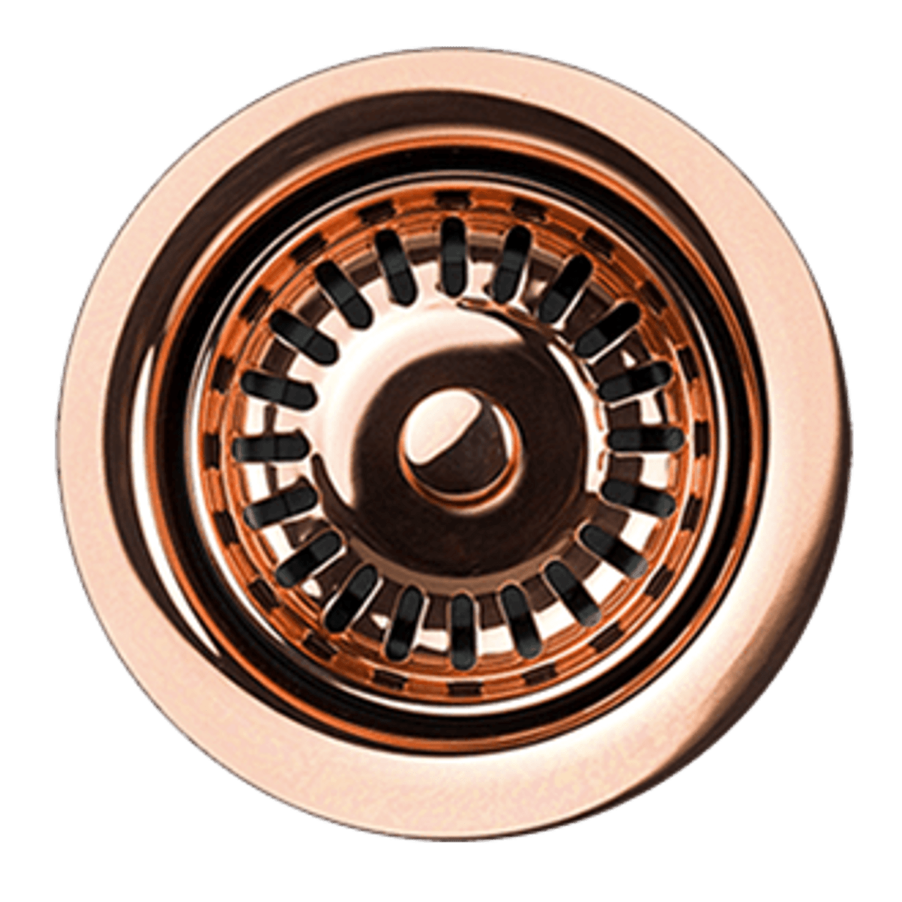 Mountain Plumbing MT3140/PCP 1-1/4" P-Trap - Traditional Style with High Box Flange in Polished Copper Finish