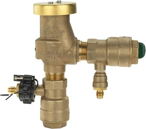 Febco 765 3/4 Inch Bronze Pressure Vacuum Breaker Backflow Preventer with Quarter Turn Shutoffs and Freeze Sensor - T765DBV