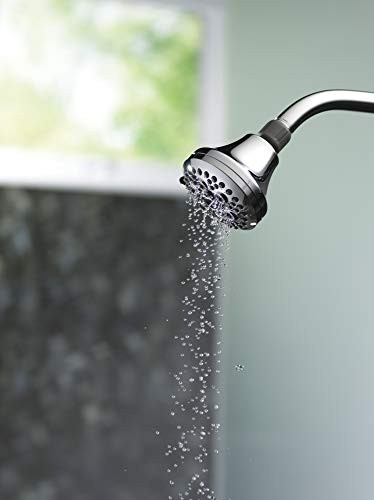 Peerless Universal Showering Components 76551C Water-Saving Five Spray Massage Shower Head in Chrome Finish