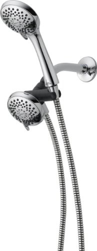 Peerless Universal Showering Components 76311D Three Spray Massage Hand Shower/Shower Head Unit in Brushed Nickel Finish