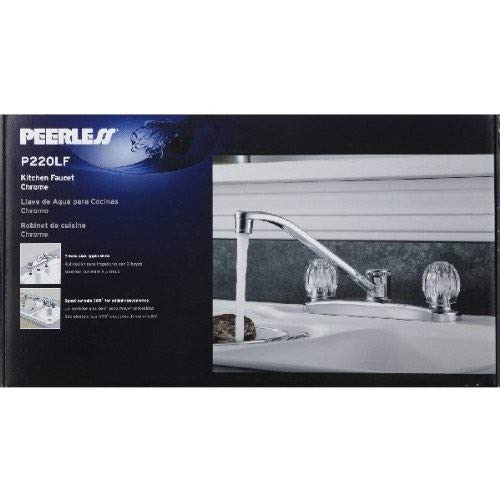 Peerless Core P220LF Two Handle Kitchen Faucet in Chrome Finish