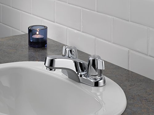 Peerless Core P241LF Two Handle Bathroom Faucet in Chrome Finish