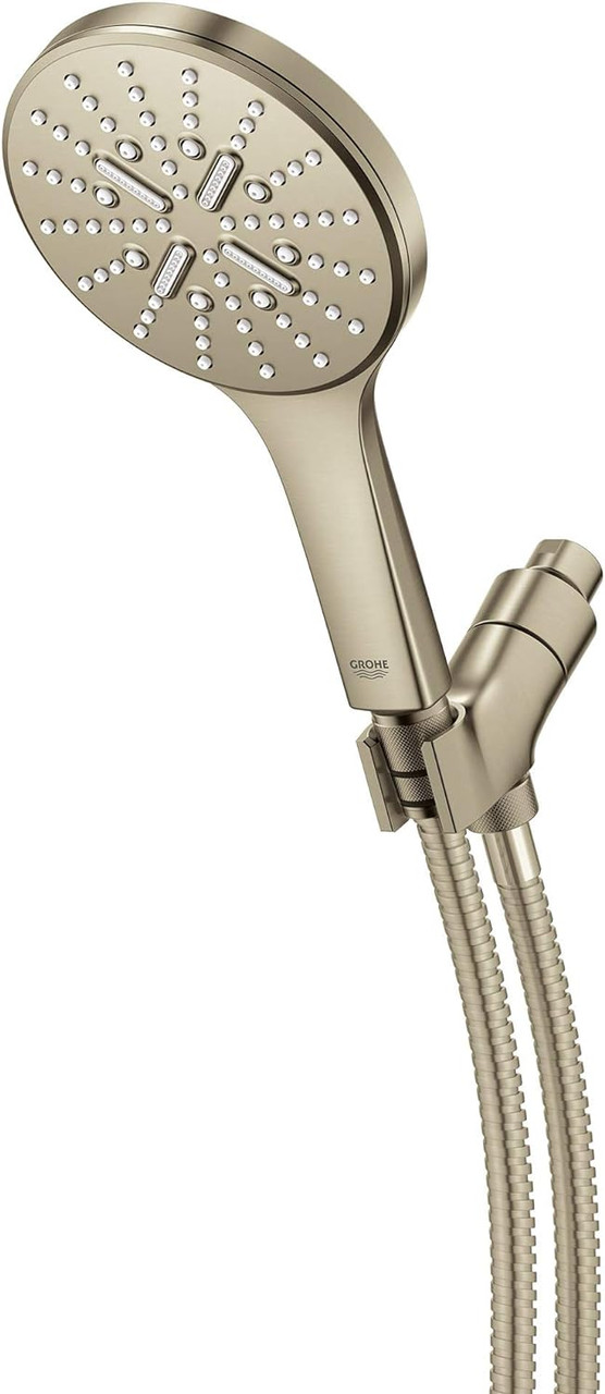Grohe Rainshower 26605EN0 Hand Shower - 3 Sprays, 1.75 gpm in Grohe Brushed Nickel