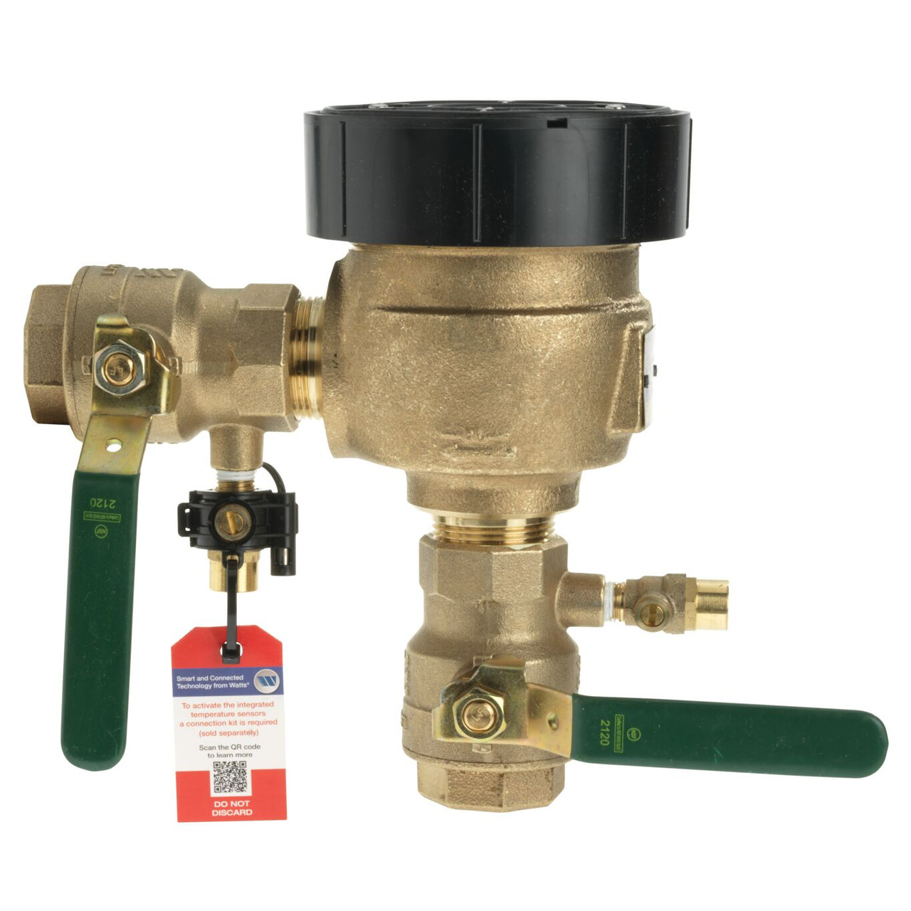 Watts 800M4QT Pressure Vacuum Breaker 1-1/4 Inch Quarter Turn Anti-Siphon Bronze