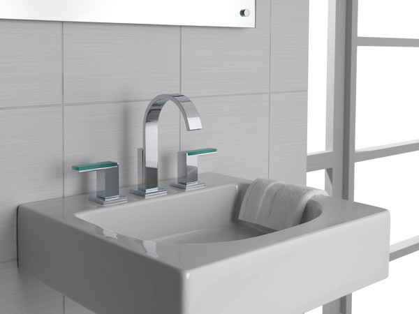 Brizo Siderna Widespread Lavatory Faucet - Less Handles 1.5 GPM