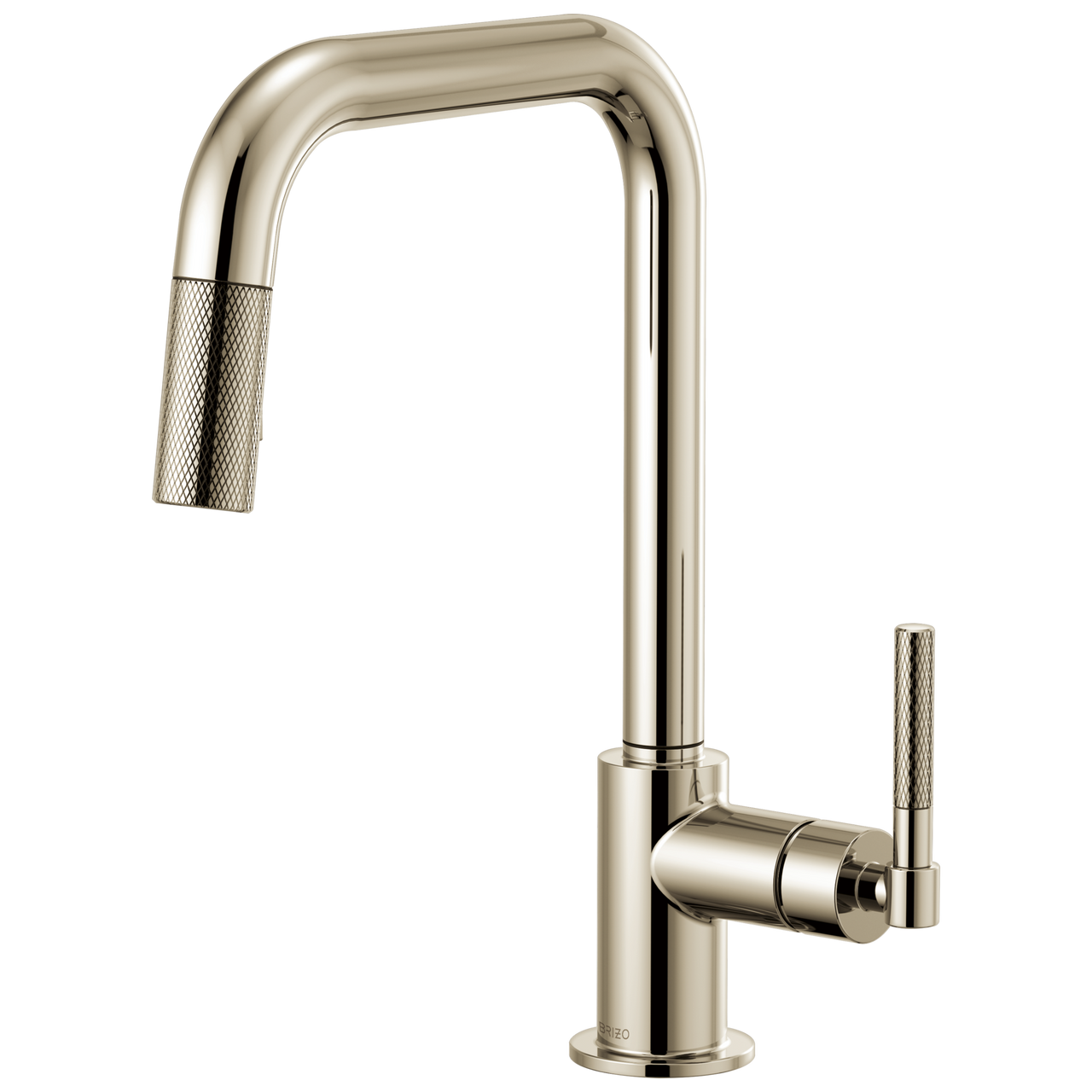 Brizo Litze 63053LF-SS Pull-Down Faucet with Square Spout and Knurled Handle Stainless