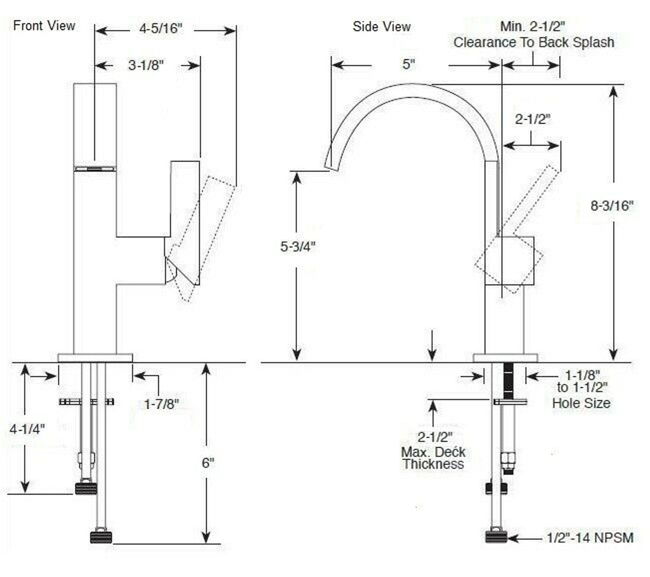 Brizo Siderna Single-Handle Lavatory Faucet 1.5 GPM