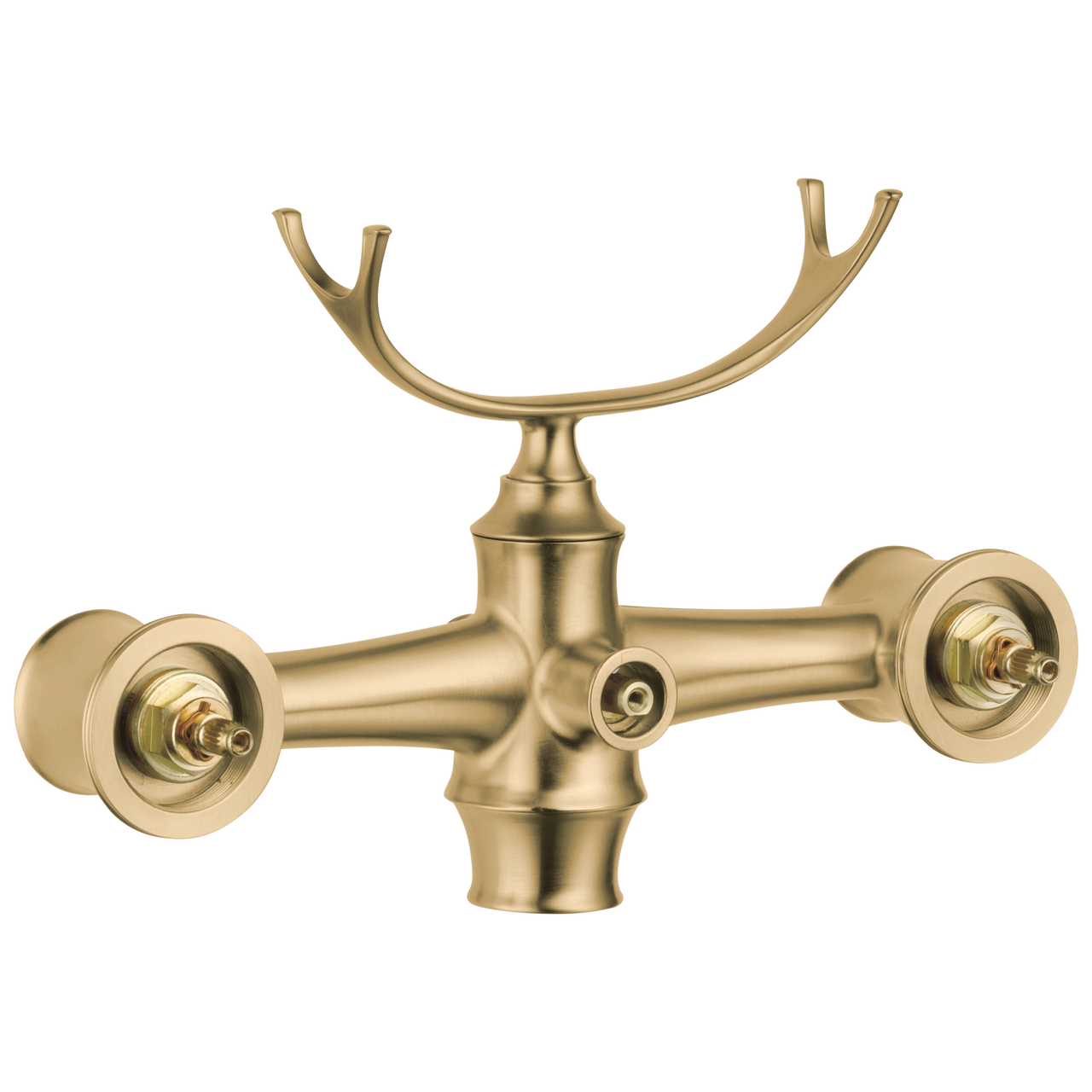 Brizo Traditional Two-Handle Freestanding Tub Filler Body Assembly Trim - Less Handles in Luxe Gold Finish - T70210-GLLHP