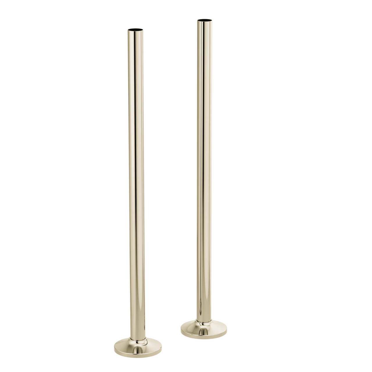 Brizo Kintsu Floor Mount Tub Filler Unions in Polished Nickel Finish - T71766-PN