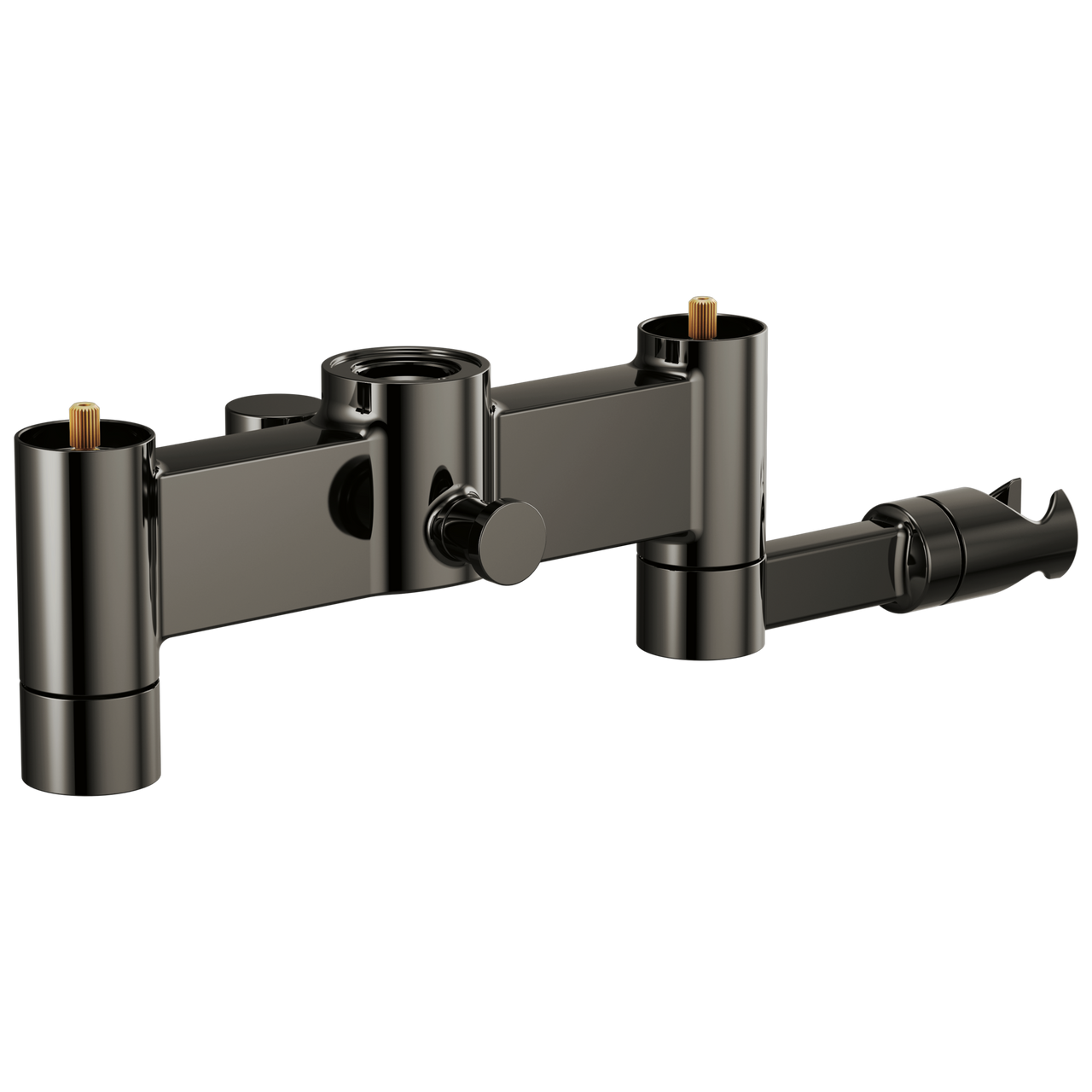 Brizo Kintsu Two-Handle Tub Filler Body Assembly - Less Handles in Brilliance Black Onyx Finish - T70310-BNXLHP