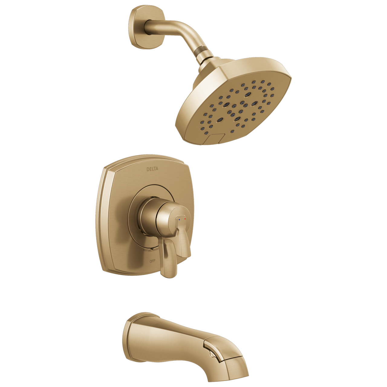 Delta Stryke 17 Series Tub & Shower Only in Champagne Bronze Finish - T17476-CZ