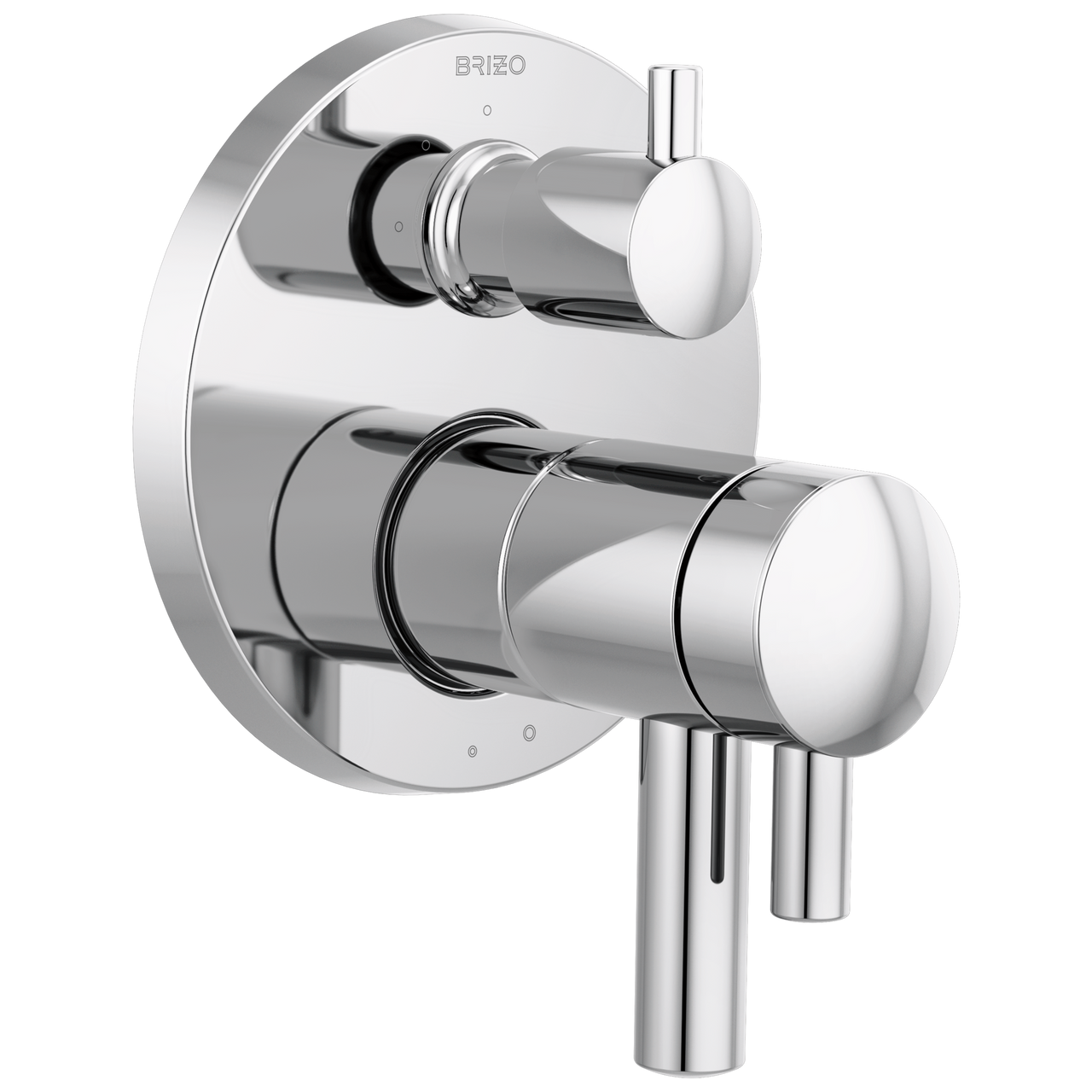 Brizo Odin TempAssure Thermostatic Valve with Integrated 3-Function Diverter Trim in Chrome Finish - T75575-PC