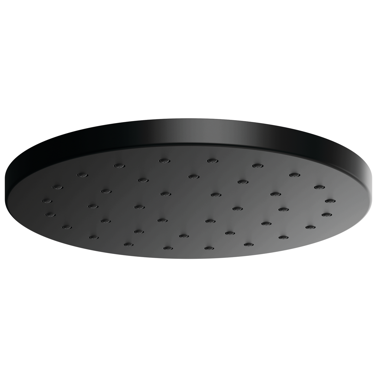 Brizo Universal Showering 14" Linear Round H2OKinetic Single-Function Raincan Shower Head 2.5 GPM in Matte Black Finish - 81987-BL-2.5
