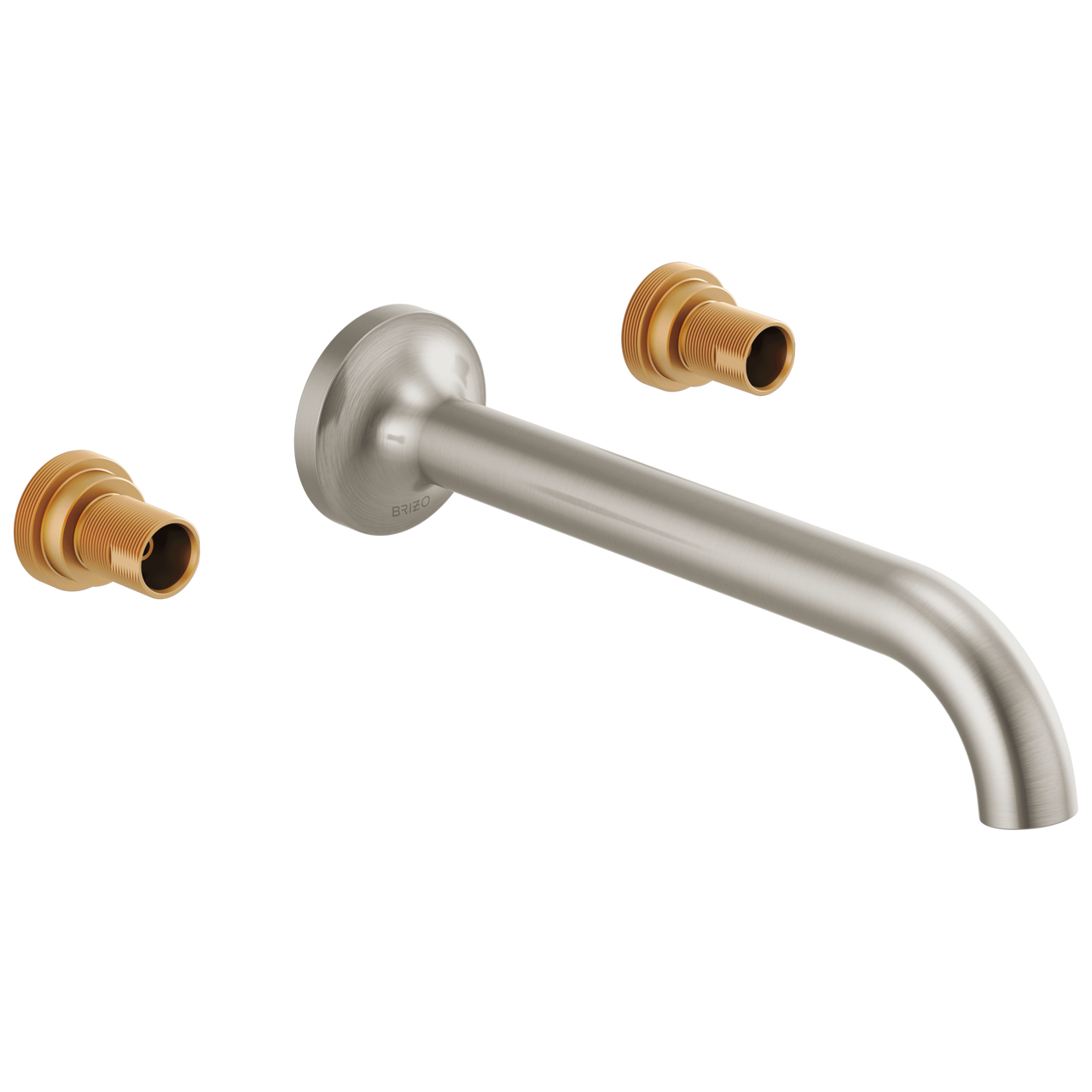 Brizo Odin Two-Handle Wall Mount Lavatory Faucet - Less Handles in Brushed Nickel Finish - T65875LF-BNLHP