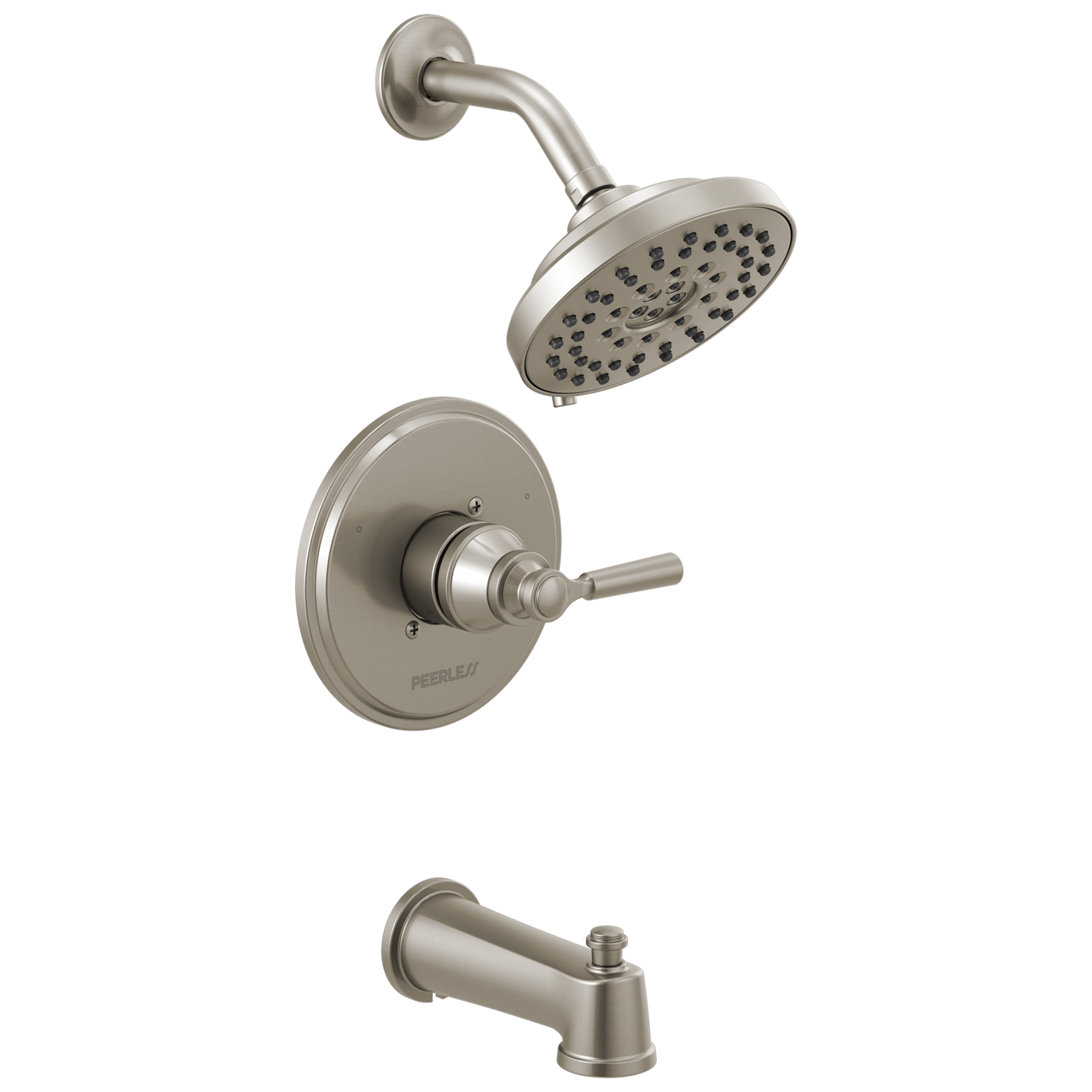 Peerless Faucets Westchester Tub/Shower Trim 1L 14S in Brushed Nickel Finish - PTT14423-BN