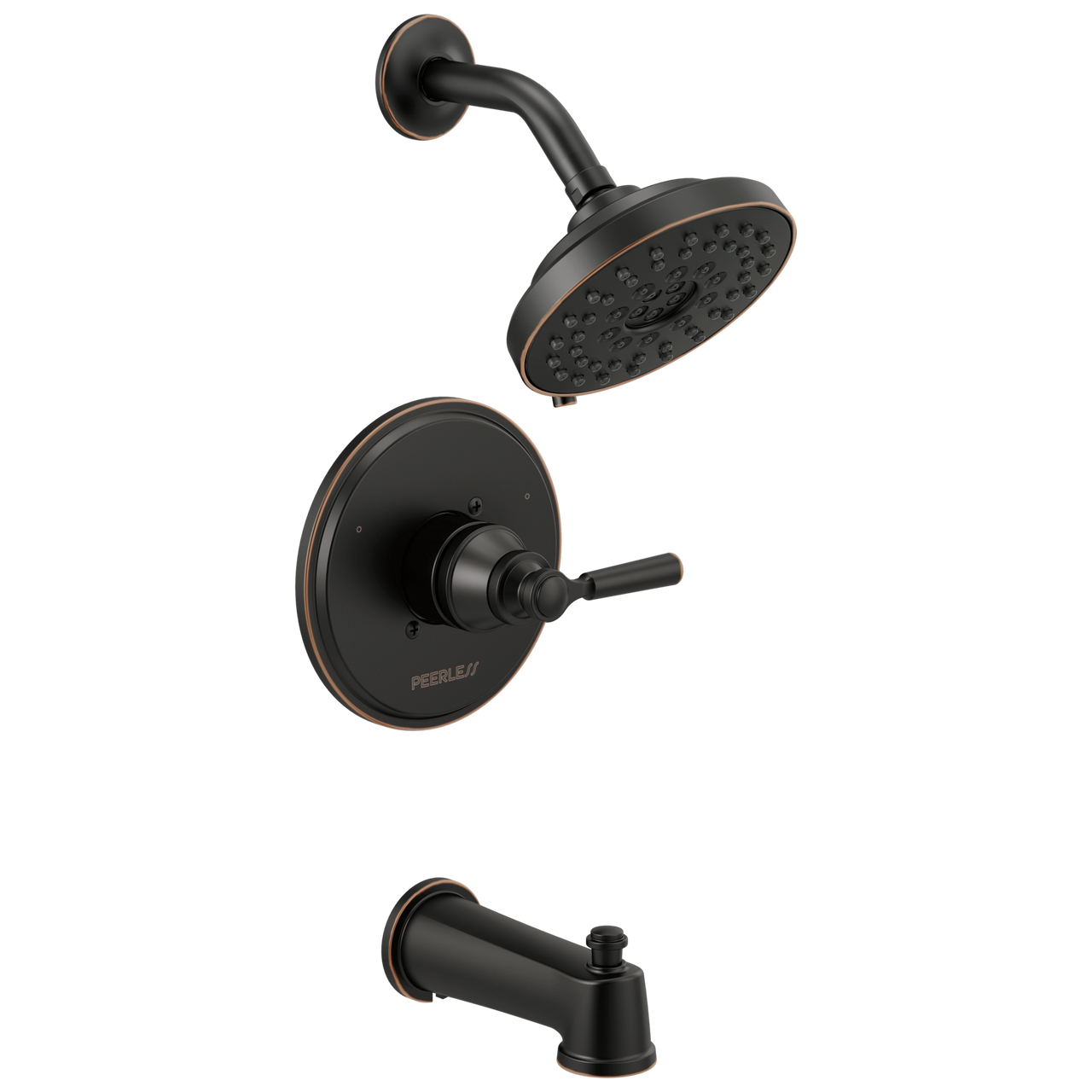 Peerless Faucets Westchester Tub/Shower Trim 1L 14S in Oil Rubbed Bronze Finish - PTT14423-OB