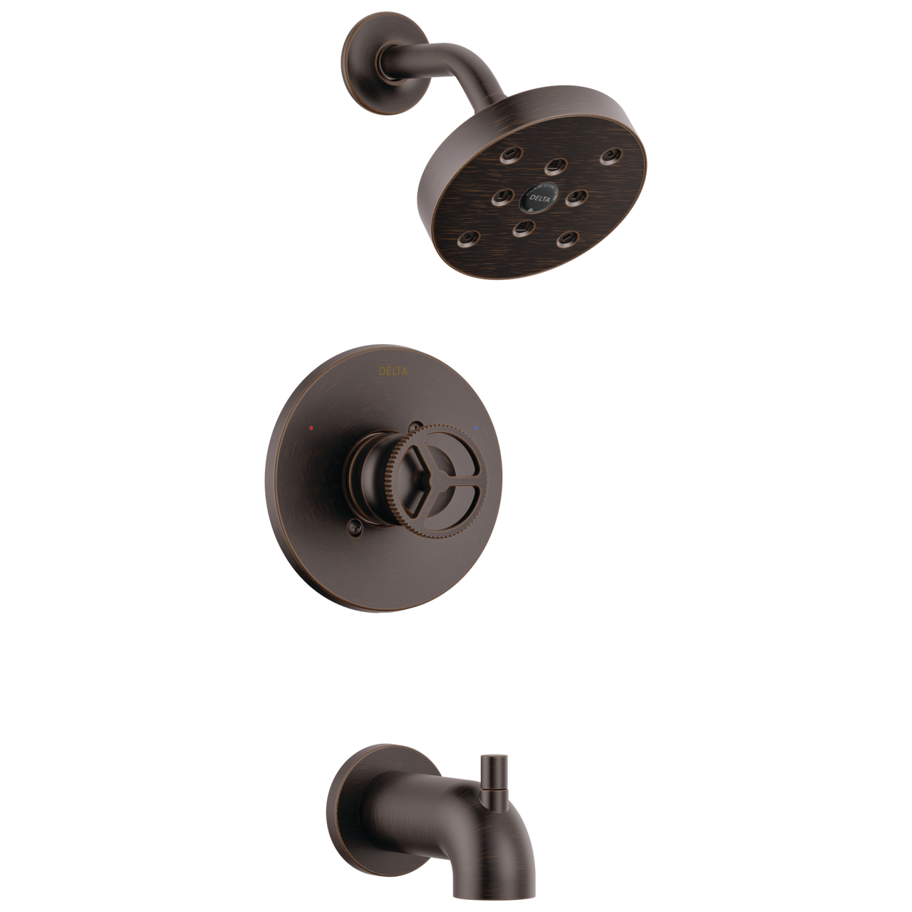 Delta Trinsic H2O Tub Shower Trim in Venetian Bronze Finish - T14458-RB