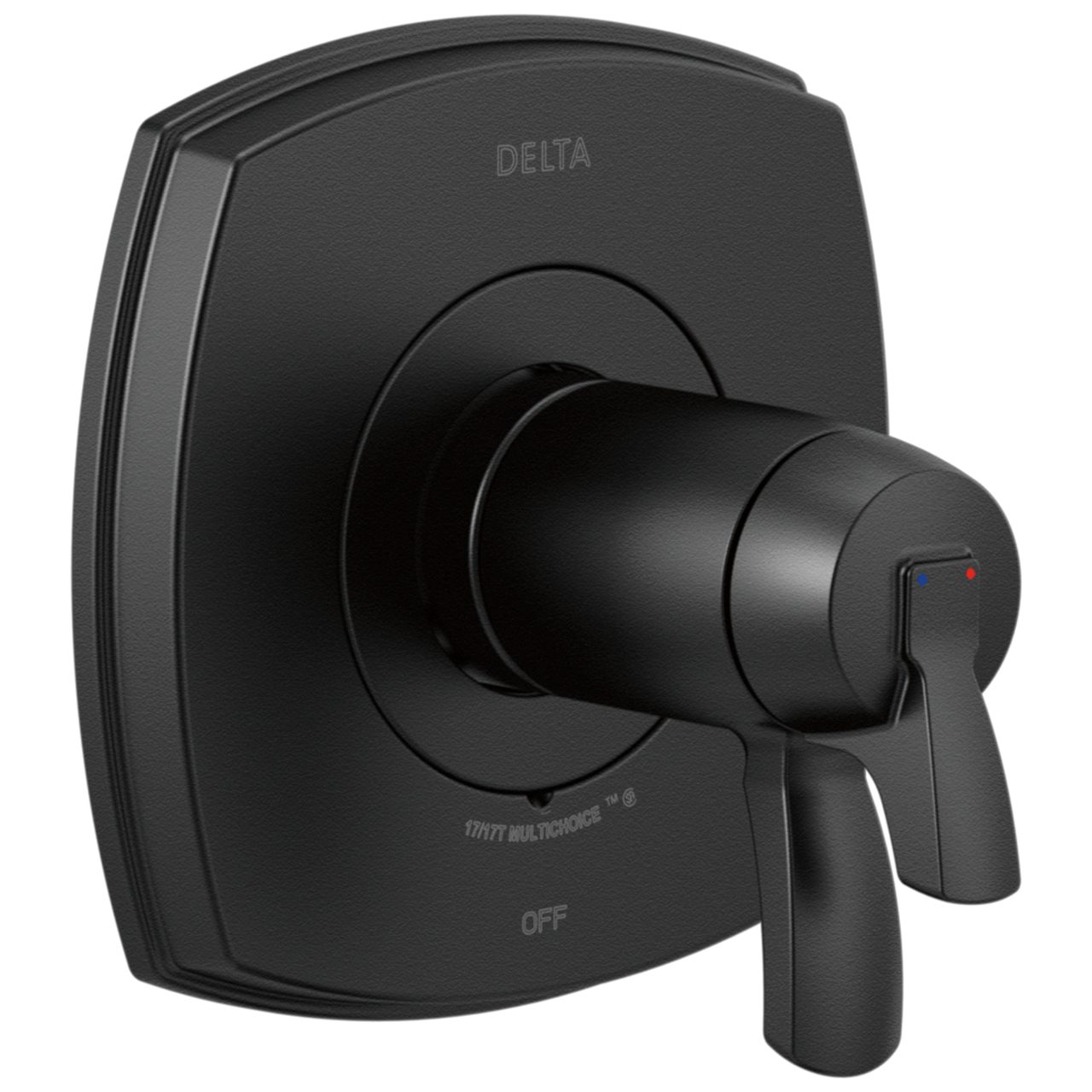 Delta Stryke 17 Thermostatic Valve Only in Matte Black Finish - T17T076-BL Delta Stryke 17 Thermostatic Valve Only in Matte Black Finish - T17T076-BL