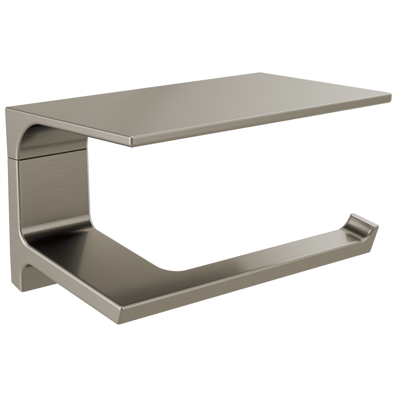 Delta Pivotal Tissue Holder with Shelf in Stainless Finish - 79956-SS