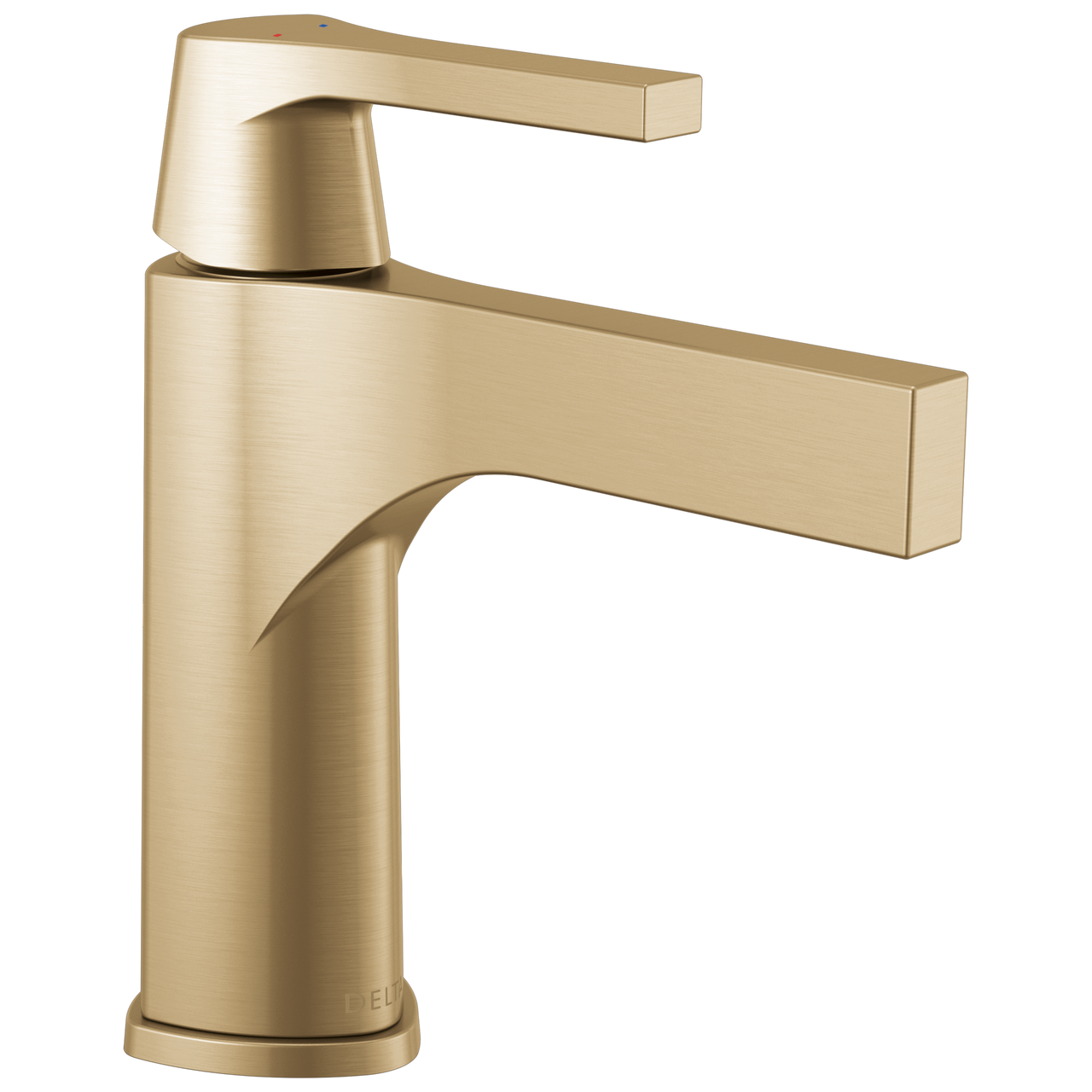 Delta Zura Single Handle Bathroom Faucet with Metal Drain & Pop Up in Champagne Bronze Finish - 574-CZMPU-DST