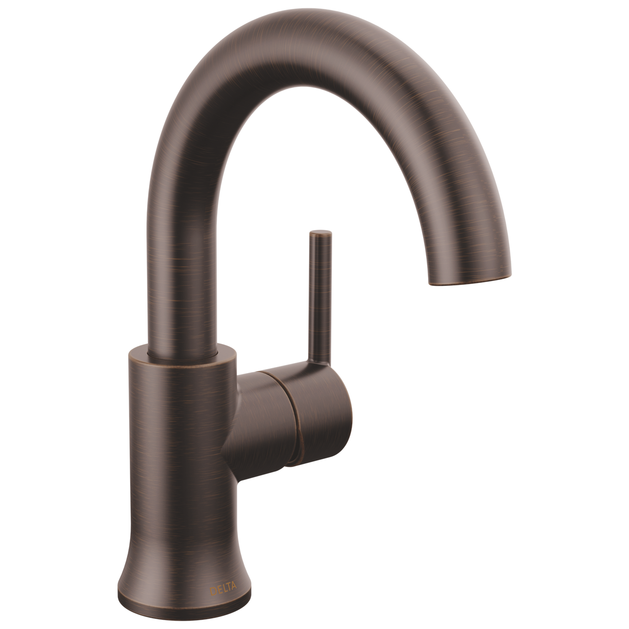 Delta Trinsic Single Handle High Arc Bathroom Faucet with Lever Handle in Venetian Bronze Finish - 559HAR-RB-DST