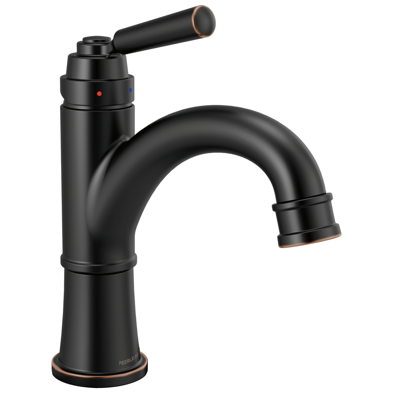 Peerless Faucets Westchester Single-Handle Bathroom Faucet Metal Pop Up in Oil Rubbed Bronze Finish - P1523LF-OB-M