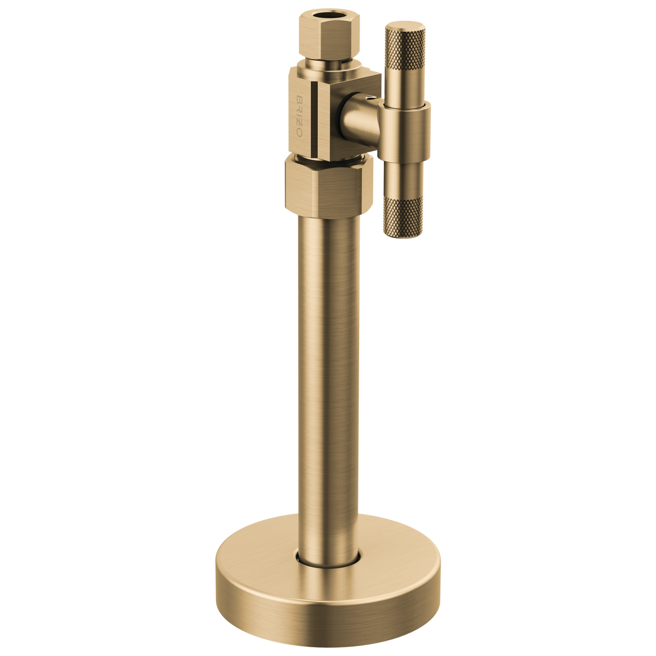 Brizo Litze Straight Supply Stop Valve with Lever Handle in Luxe Gold Finish - BT021205-GL