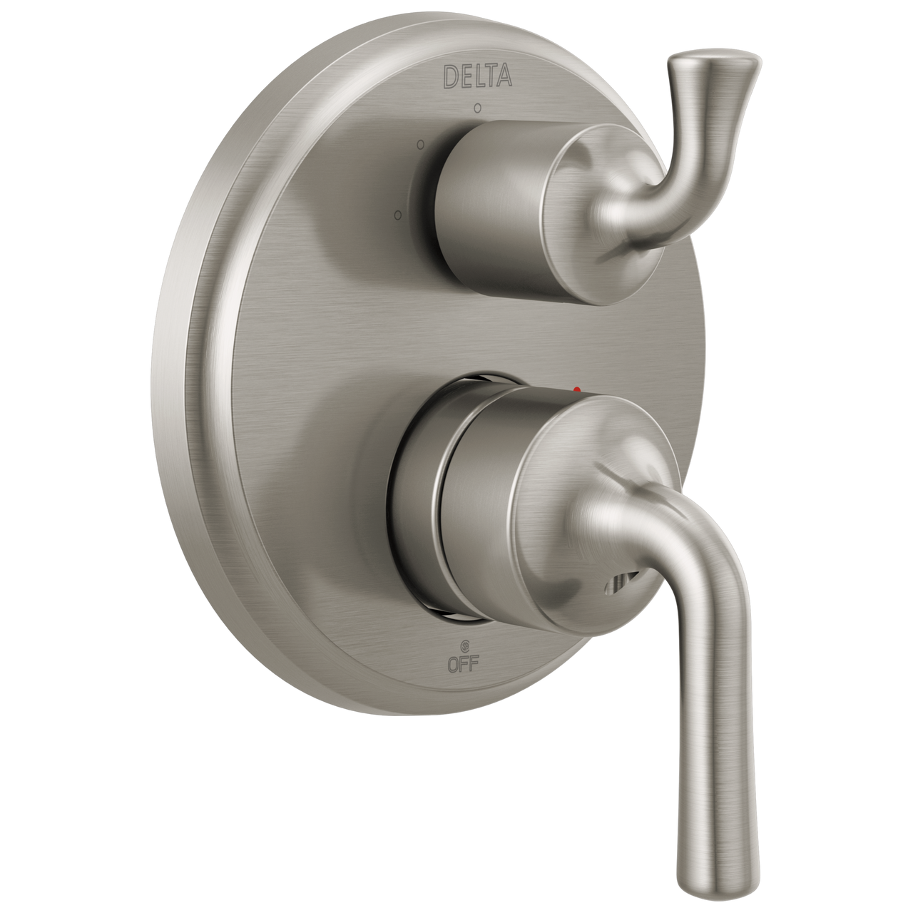 Delta Kayra Two-Handle Monitor 14 Series Valve Trim with 3-Setting Integrated Diverter in Stainless Finish - T24833-SS