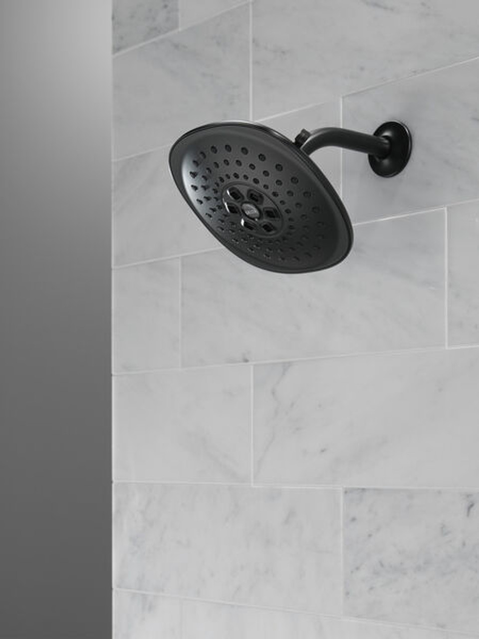 Delta Universal Showering H2OKinetic 3-Setting Raincan Shower Head