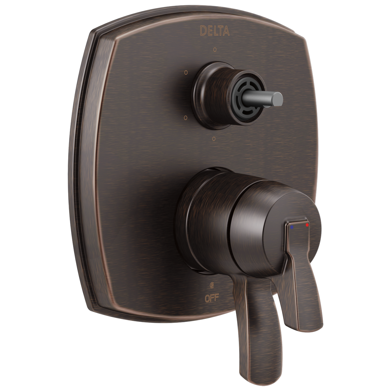 Delta Stryke 17 Series Integrated Diverter Trim with Six Function Diverter Less Diverter Handle in Venetian Bronze Finish - T27976-RBLHP