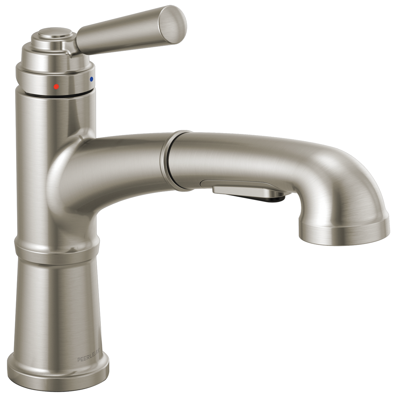 Peerless Faucets Westchester Single-Handle Pull-Out Kitchen Faucet in Stainless Finish - P6923LF-SS Peerless Faucets Westchester Single-Handle Pull-Out Kitchen Faucet in Stainless Finish - P6923LF-SS