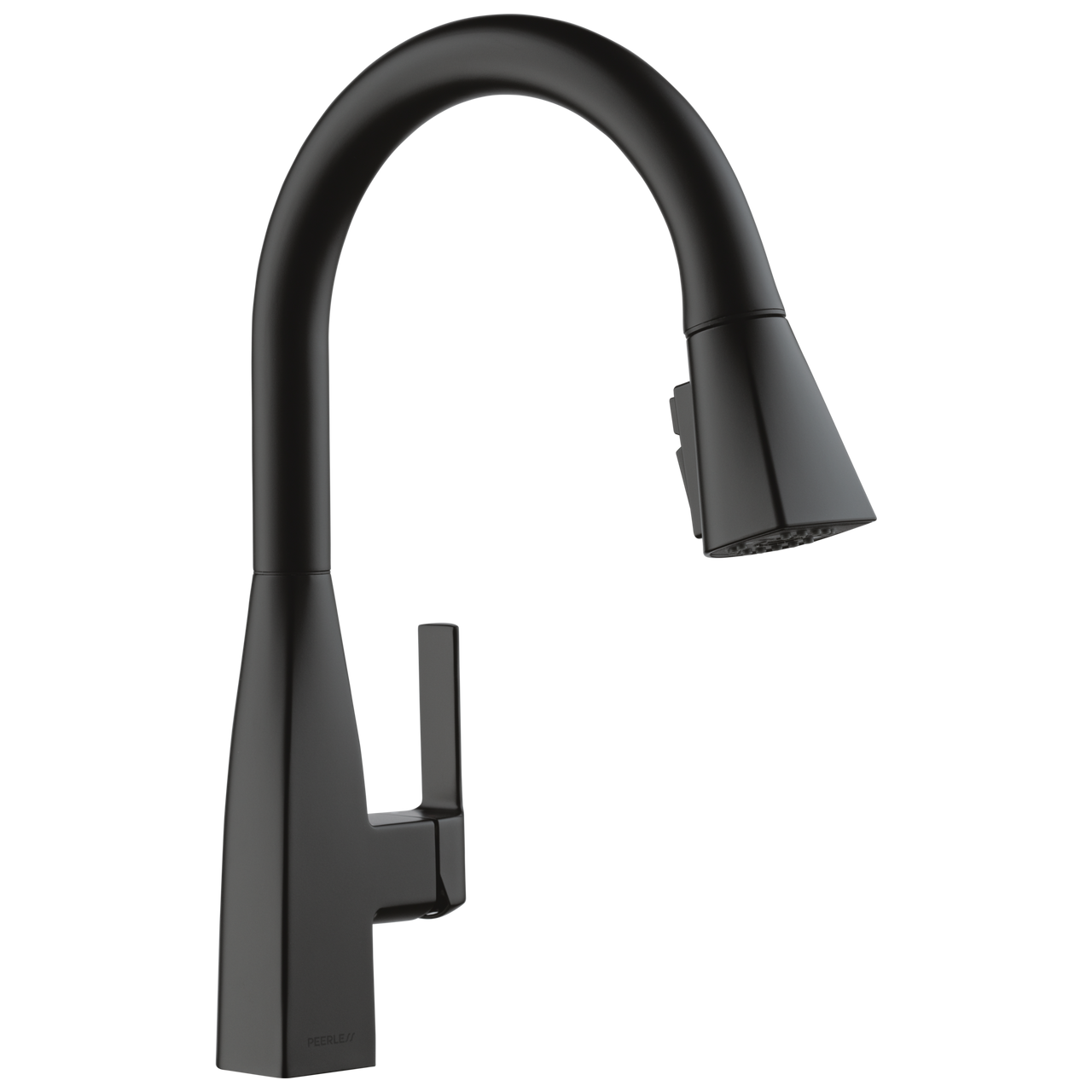 Peerless Faucets Xander Single-Handle Pull-Down Kitchen Faucet in Matte Black Finish - P7919LF-BL