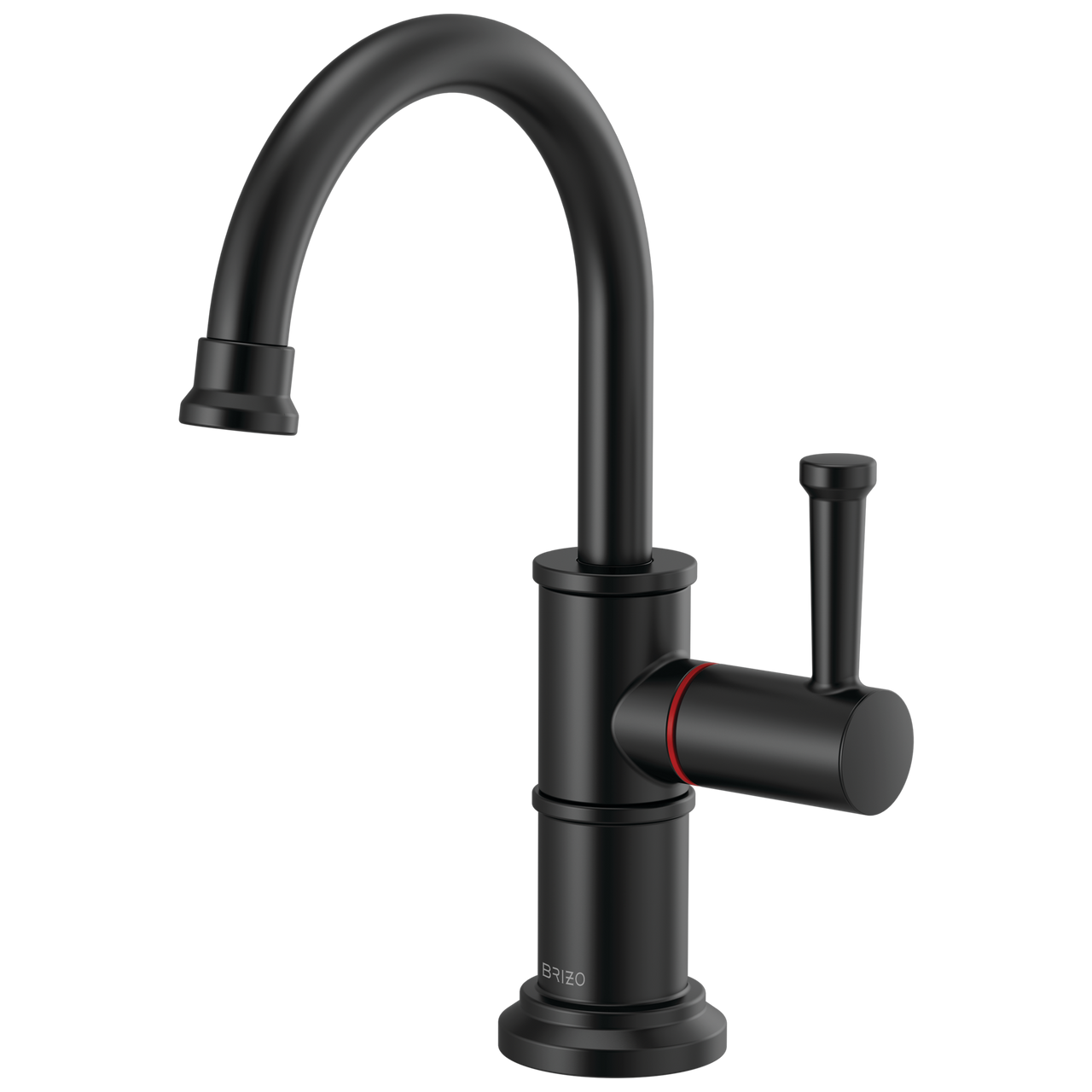 Brizo Artesso Instant Hot Faucet in Matte Black Finish - 61325LF-H-BL