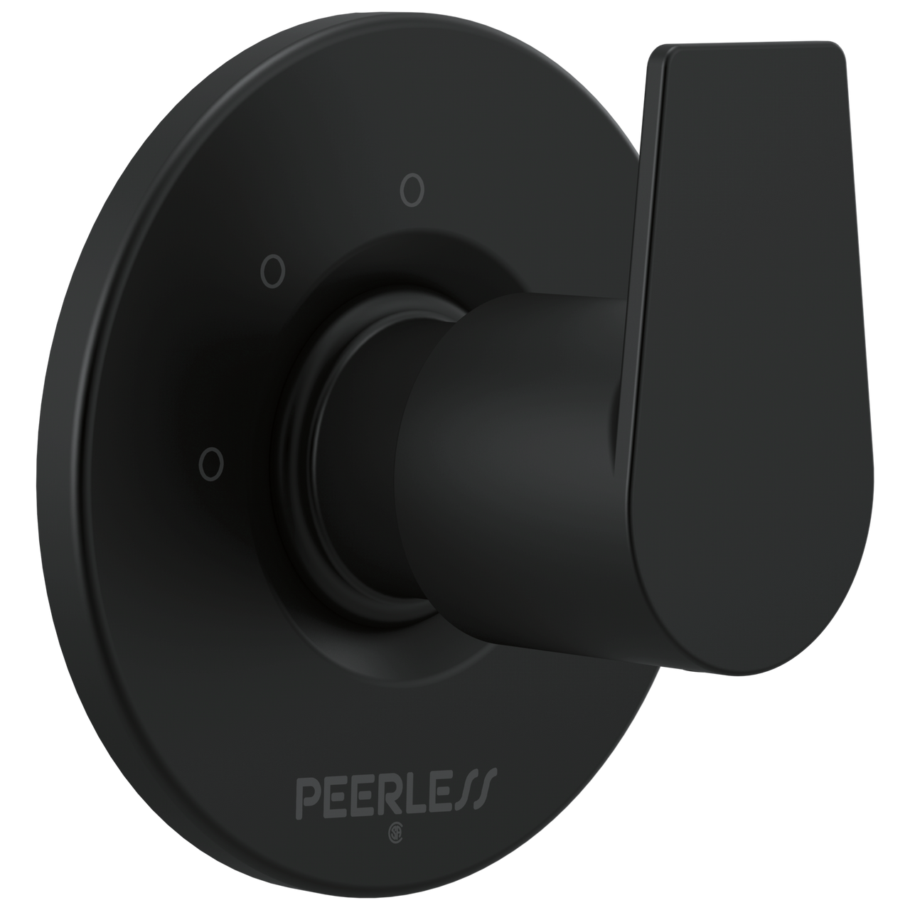Peerless Faucets 3-Setting Diverter Trim in Matte Black Finish - PTT14319-BL