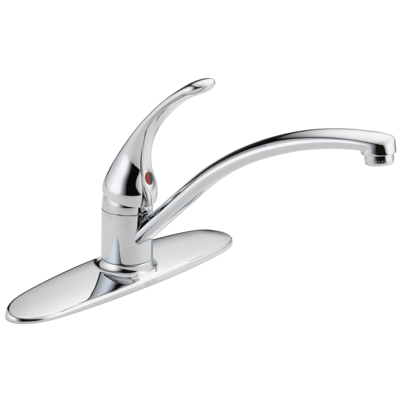 Delta Foundations Single Handle Kitchen Faucet in Chrome Finish - B1310LF