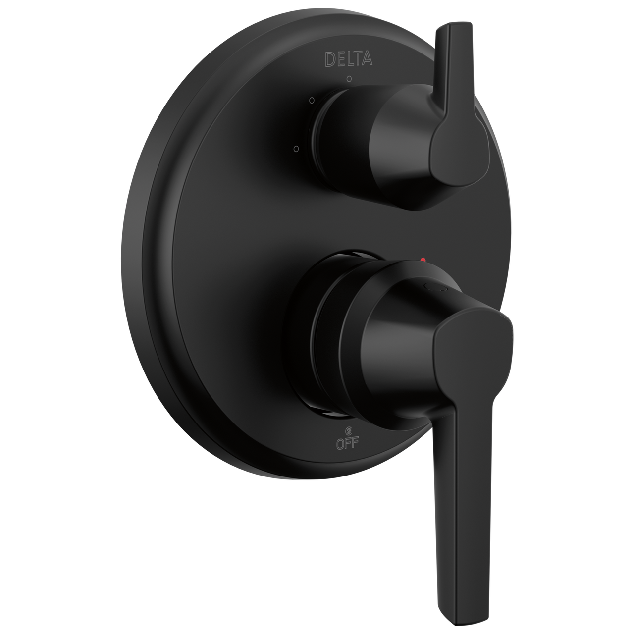 Delta Galeon 14S Integrated Diverter Trim - 3 Setting in Matte Black Finish - T24871-BL