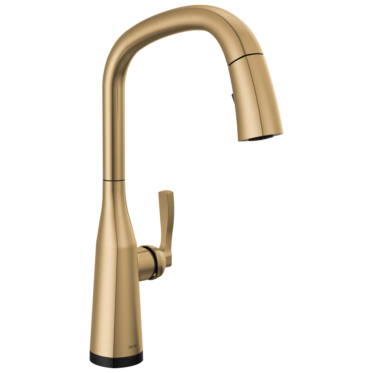 Delta Stryke Single Handle Pull Down Kitchen Faucet with Touch 2O Technology in Lumicoat Champagne Bronze Finish - 9176T-CZ-PR-DST