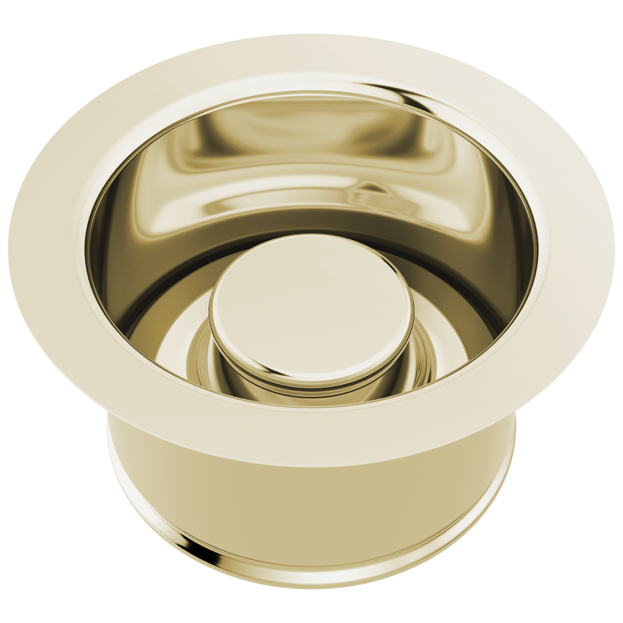 Brizo Kitchen Sink Disposal Flange with Stopper in Polished Nickel Finish - 69072-PN