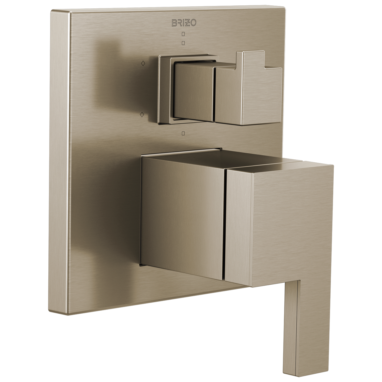 Brizo Siderna Pressure Balance Valve with Integrated 6-Function Diverter Trim in Brushed Nickel Finish - T75P680-BN