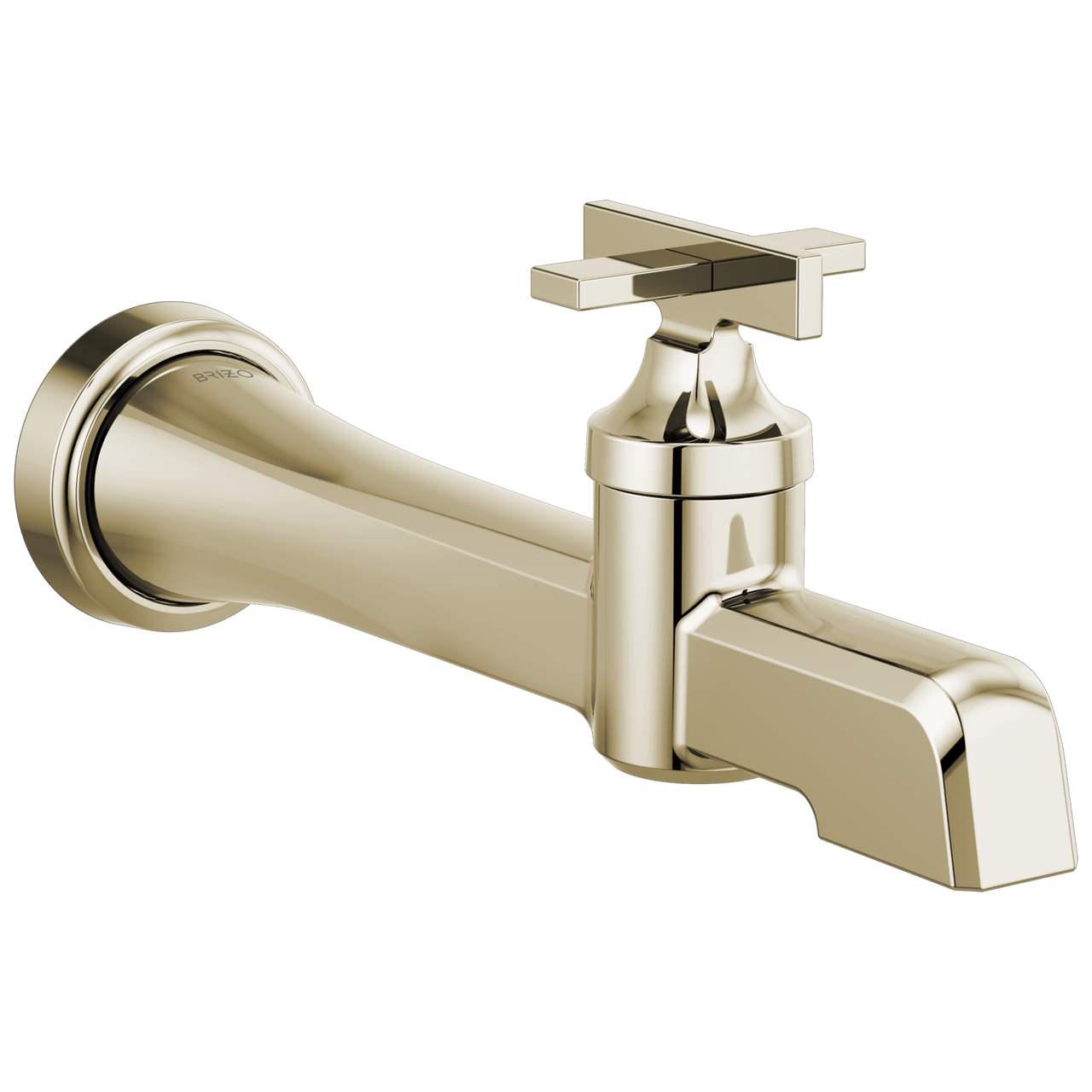 Brizo Levoir Single-Handle Wall Mount Lavatory Faucet 1.2 GPM in Polished Nickel Finish - T65798LF-PN-ECO