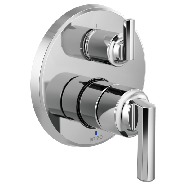 Brizo Levoir Pressure Balance Valve with Integrated 3-Function Diverter Trim - Less Handles in Chrome Finish - T75P598-PCLHP