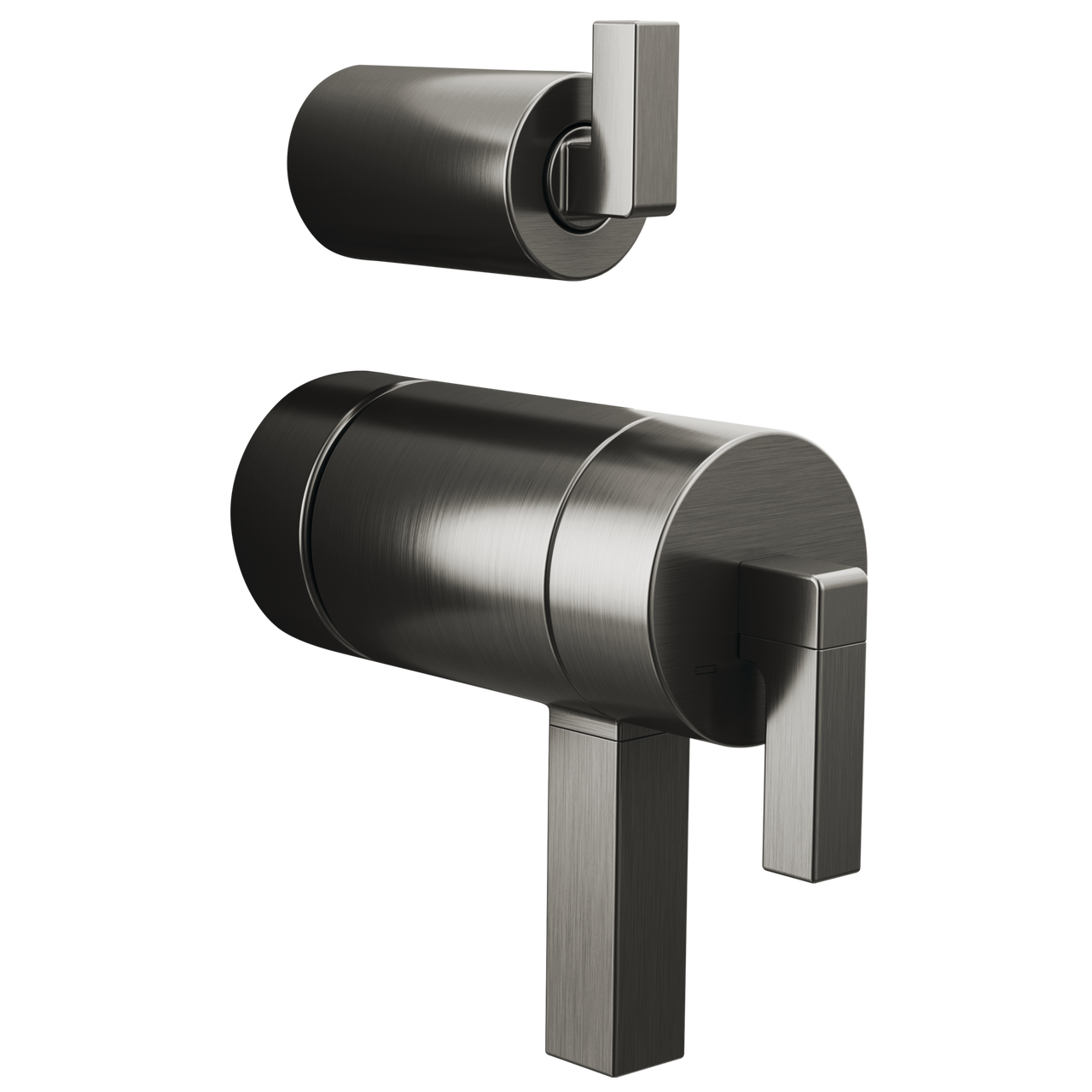 Brizo Frank Lloyd Wright TempAssure Thermostatic Valve with Integrated Diverter Trim Lever Handle Kit in Luxe Steel Finish - HL7522-SL